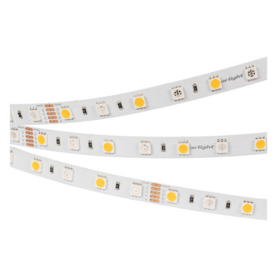 Светодиодная лента RT-B60-10mm 24V RGBW-Warm (14.4 W/m, IP20, 5060, 5m) (Arlight, Открытый), 018327(2)