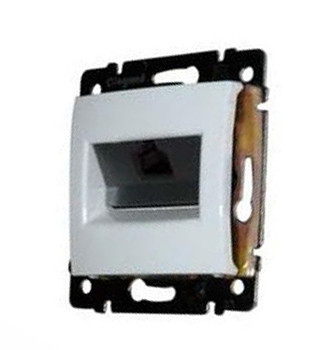 Legrand Розетка двойная RJ11+RJ45 категория 6 UTP - Legrand Valena - белый, 695339