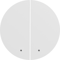 Donel D16 матовый белый Клавиша 2-я с подсветкой, DO28533