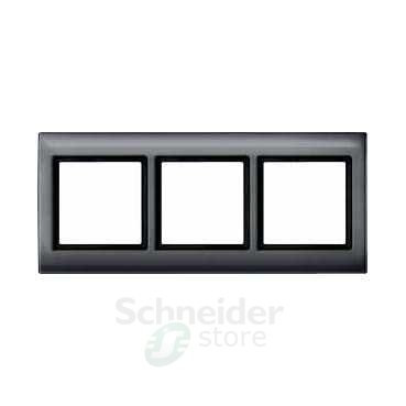 Aquadesign Рамка 3-ная  IP44, антр.