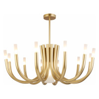 ST LUCE SL1173.202.13 Люстра потолочная ST-Luce Золотистый/Белый G4/E27 12+1*5+60W
