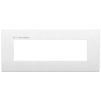 Vimar Накладка Classic 7 мод., с антибактериальным покрытием, белая, 19657.AB.74