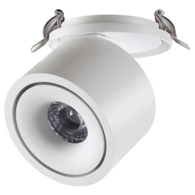 Novotech 358776 SPOT NT21 241 белый Светильник встраиваемый светодиодный IP20 LED 15W 4000K 1300Лм 100-265V GRODA