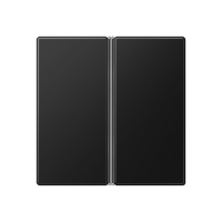 Набор накладок 2 группы для модулей F40; термопласт; черный матовый, A402TSASWM