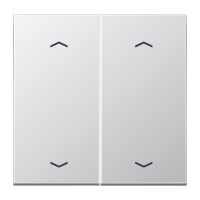 Клавиши для двойной кнопки BCU; алюминий, AL2995MP