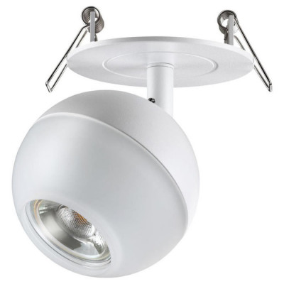 Novotech 370818 SPOT NT22 232 белый Светильник встраиваемый IP20 GU10 9W 220V GARN