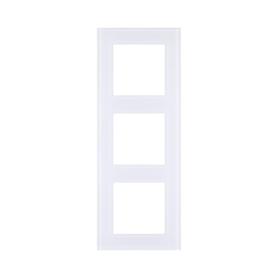 Рамка 3-постовая, стекло белый Kollinger Asthetik AS3WH