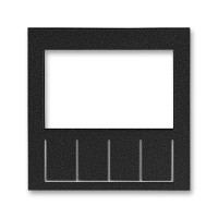 ND3292H-A11 63 - Сменная панель ABB Levit на накладку терморегулятора / таймера антрацит - 2CHH910011A8063