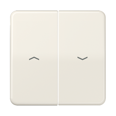 Клавиши для выключателя управления жалюзи 509VU и кнопки 539VU; слоновая кость, CD595P