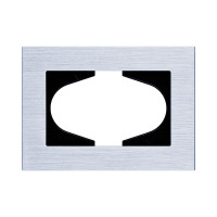 Рамка для двойной розетки, серебро Kollinger Reflex AL RA120SR