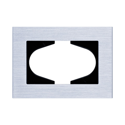 Рамка для двойной розетки, серебро Kollinger Reflex AL RA120SR