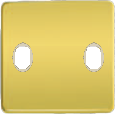 FD04321OB-A Fede Fede Накладка для 2-го тумблера, Bright Gold/беж.