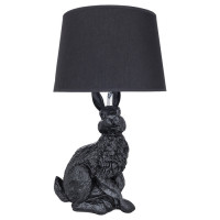 Arte Lamp IZAR, Светильник настольный интерьерный, цвет арматуры - черный, цвет плафона/декора - ЧЕРНЫЙ, 1х40W E27, A4015LT-1BK