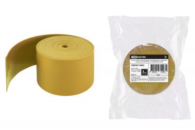 Лента термоусаживаемая, желтая ЛТИк-10-50х5000-Ж TDM Electric, SQ0567-0002