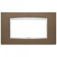 20654.C11 - Vimar Накладка классика для 4 модуля сиена металлик 20654.C11 - Vimar Накладка классика для 4 модуля сиена металлик