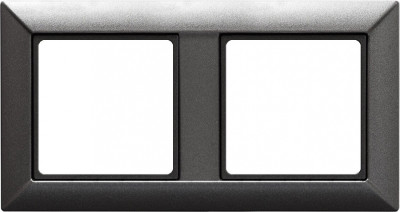 EP482AN - Рамка 2-поста; Eco Profi; термопласт; антрацит, Jung