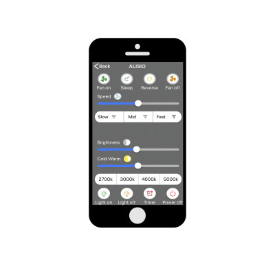 Люстра потолочная-вентилятор NATURE 7809