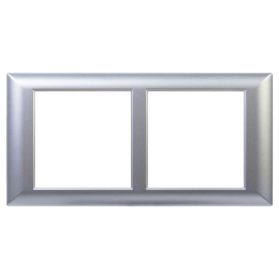 4404914 - ДКС Рамка-суппорт "Avanti" для "In-liner Front",  серебристый металлик, 4модуля