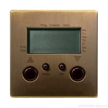 ТАЙМЕР УПРАВ. ЖАЛЮЗИ НЕД., ПОДКЛ. ДАТЧИКА, НАКЛАДНОЙ МОДУЛЬ, SYSTEM DESIGN, ЦВЕТ