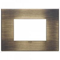 Vimar Накладка на 3 модуля, сатинированная античная бронза, 22653.87