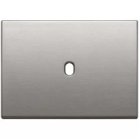 Vimar Накладка плоская, 3 модуля на 1 кнопка,Vintage, никель матовый, 22673.1.11