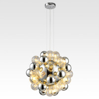 LUSSOLE HAINES Люстра подвесная, цвет основания - хром, 36x3W E27, LSP-8406