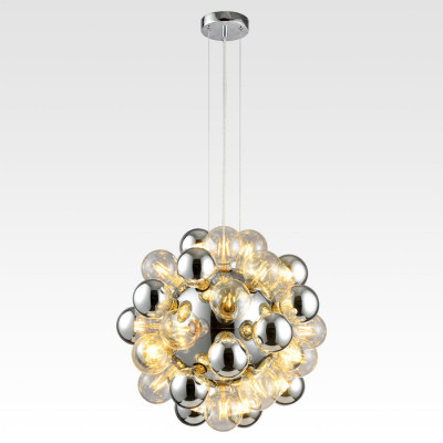 LUSSOLE HAINES Люстра подвесная, цвет основания - хром, 36x3W E27, LSP-8406