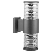 Светильник садово-парковый, 230V 2*E27, DH0802, серый, Feron 06299