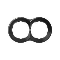 Simon S88 Рамка 2 поста, круг, S88, графит, 88620-38