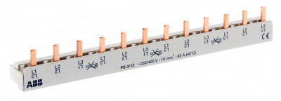 PS3/12 - 3ф.шина к. 12мод.63А PS3/12