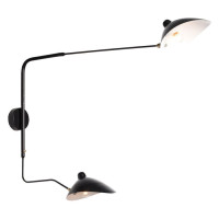 ST LUCE SL305.401.02 Светильник настенный ST-Luce Черный/Черный, Белый E27 2*60W