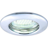 Arte Lamp PRAKTISCH, Встраиваемый светильник, цвет арматуры - ХРОМ, цвет плафона/декора - , 1х50W GU10, A1203PL-1CC