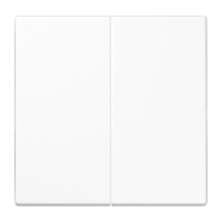 Двойная клавиша для балансирных механизмов выключателей (кнопок), в комплекте с CD95HP (крепежный элемент), возможно IP44; дюропласт; белый; LS990, LS995WW