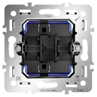 Механизм выключателя с самовозвратом одноклавишного 10А, S70, VLS0106M