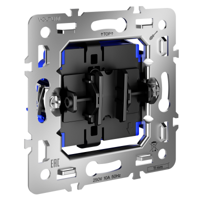 Механизм выключателя с самовозвратом одноклавишного 10А, S70, VLS0106M