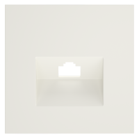 Накладка для розетки компьютерной RJ45 кат.6, S70 (хлопок), VLS001313