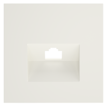 Накладка для розетки компьютерной RJ45 кат.6, S70 (хлопок), VLS001313