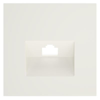 Накладка для розетки компьютерной RJ45 кат.6, S70 (хлопок), VLS001313