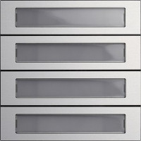 5534926 Gira Модуль кнопок вызова System 106 4-клав. 5534926 Gira Модуль кнопок вызова System 106 4-клав.