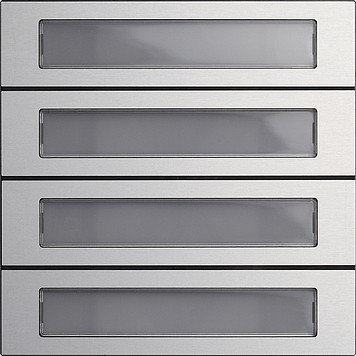 5534926 Gira Модуль кнопок вызова System 106 4-клав.