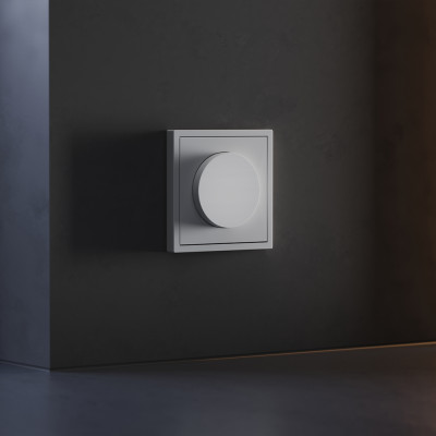 Накладка для светорегулятора поворотно-нажимного, S70 (серый), VLS002016