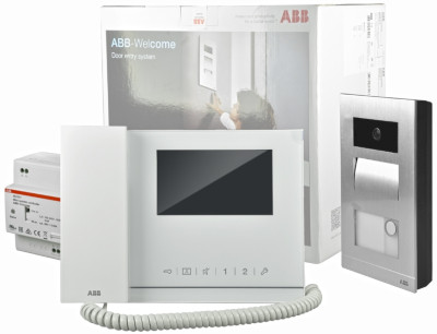 M20371 - M20371 Комплект домофона со станцией вызова, мини SM, АУ 4,3 с трубкой - 2TMA070140N0088