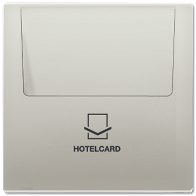 Накладка-картодержатель для балансирных механизмов 531U, 532U, 533U, 534U; термопласт; нержавеющая сталь; Edelstahl, ES2990CARD