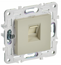 SKANDY Роз. комп. RJ45 кат.6 SK-K02B беж. IEK, SK-K10-2-K10