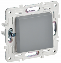 SKANDY Выключ. 1-кл. 10А SK-V01Gr сер. IEK, SK-V10-0-10-K03