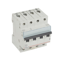 Legrand Автоматический выключатель TX? 6000 - 10 кА - тип характеристики B - 4П - 400 В~ - 32 А - 4 модуля, 403905