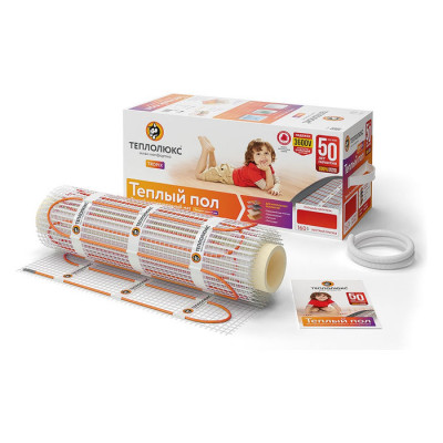 Мат нагревательный "Теплолюкс" Tropix МНН 80 Вт/0,5 кв.м