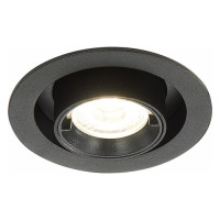 ST LUCE ST702.348.12 Св-к встр. Черный LED 1*12W 4000K 900Lm Ra80 24° IP20 D90xH92 180-240V