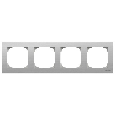 8574 AI - Рамка 4-постовая, серия SKY, цвет нержавеющая сталь - 2CLA857400A1401