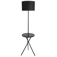 Arte Lamp COMBO, Торшер, цвет арматуры - черный, цвет плафона/декора - ЧЕРНЫЙ, 1х60W E27, A2070PN-1BK